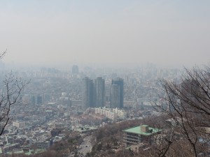Sud de Séoul avec vue sur Gangnam