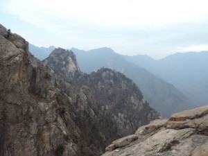 En haut de Gwongeunseong - 2