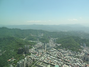 Taipei depuis la tour