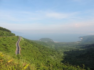Vue sur la baie de Da Nang