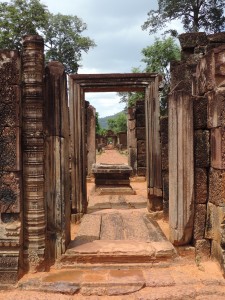 Entrée de Banteay Srei