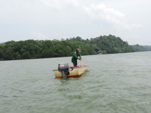 Un pêcheur brunéien