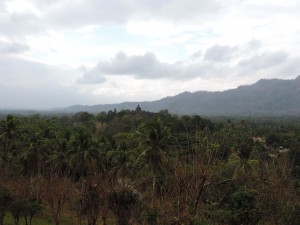Borobodur depuis la colline
