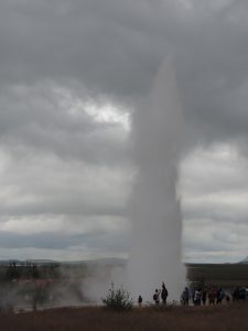 Un geyser en action 